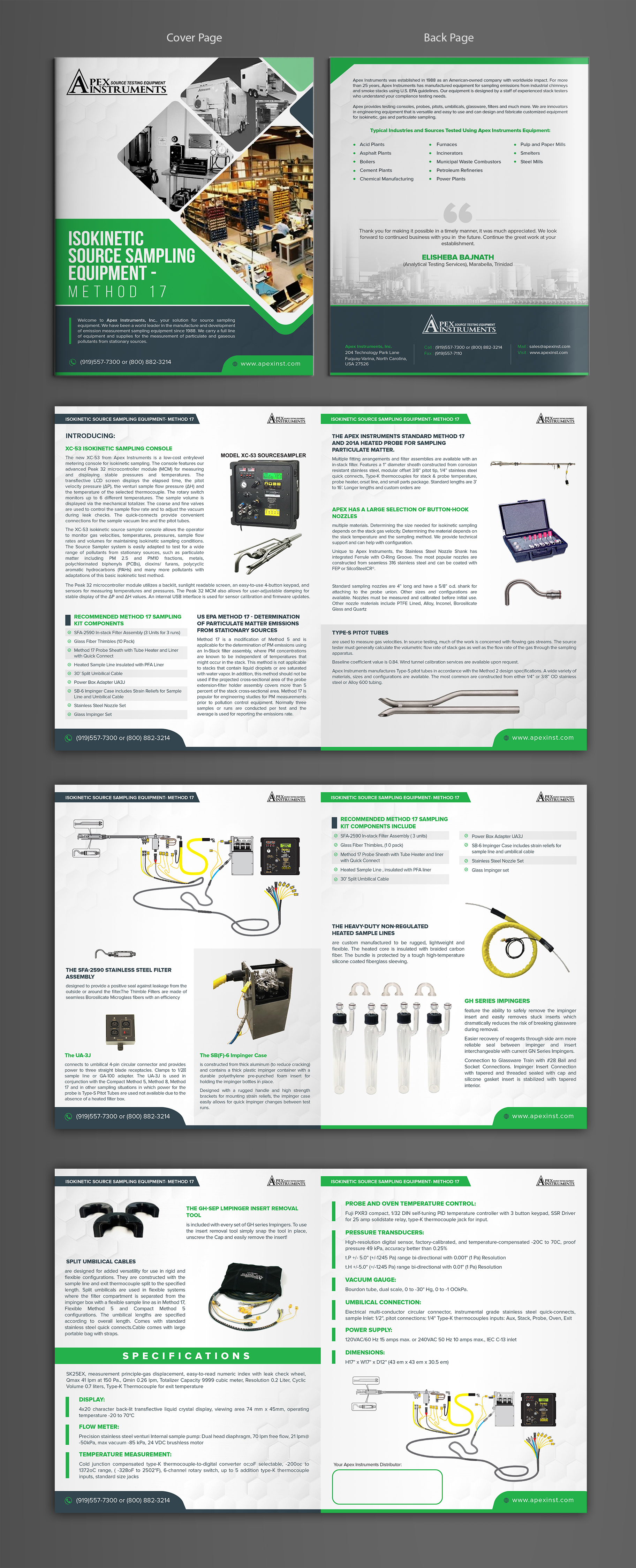 Brochure Design by SAI DESIGNS for Apex Instruments Inc. | Design #24449441