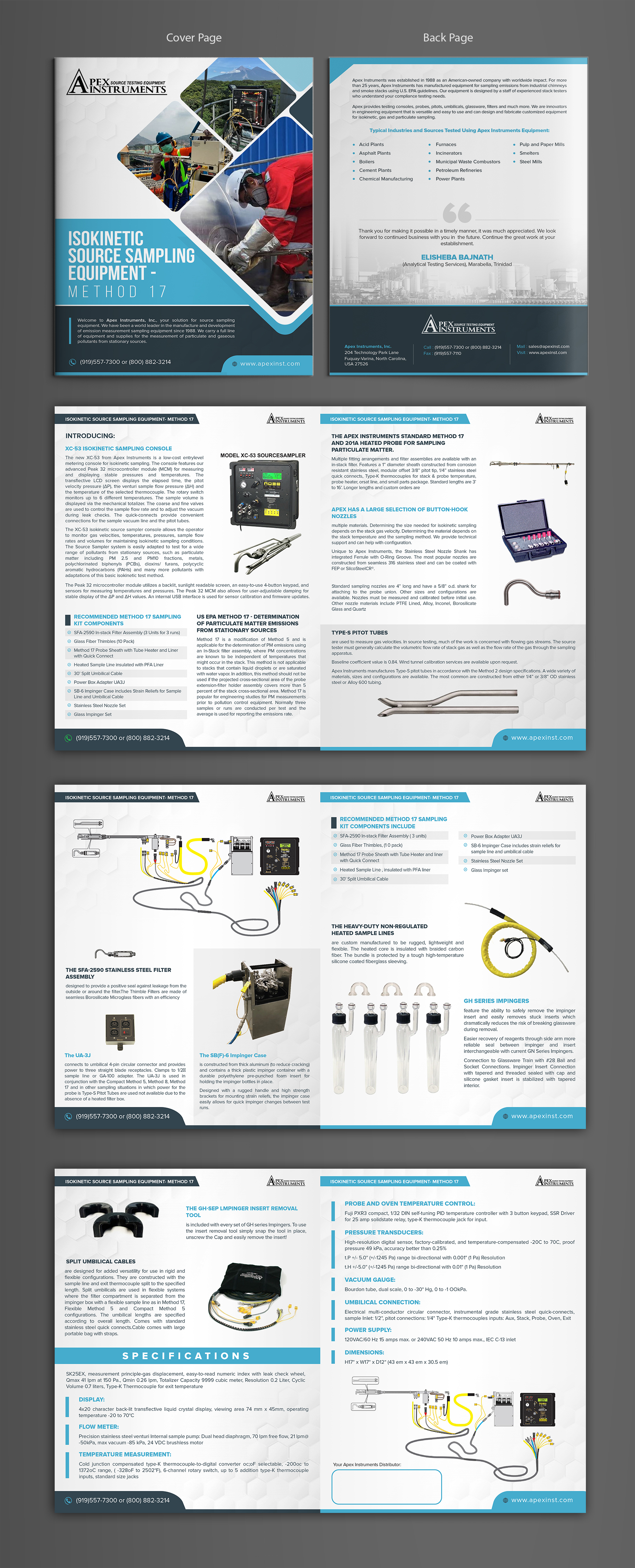 Broschüren-Design von SAI DESIGNS für Apex Instruments Inc. | Design: #24466645