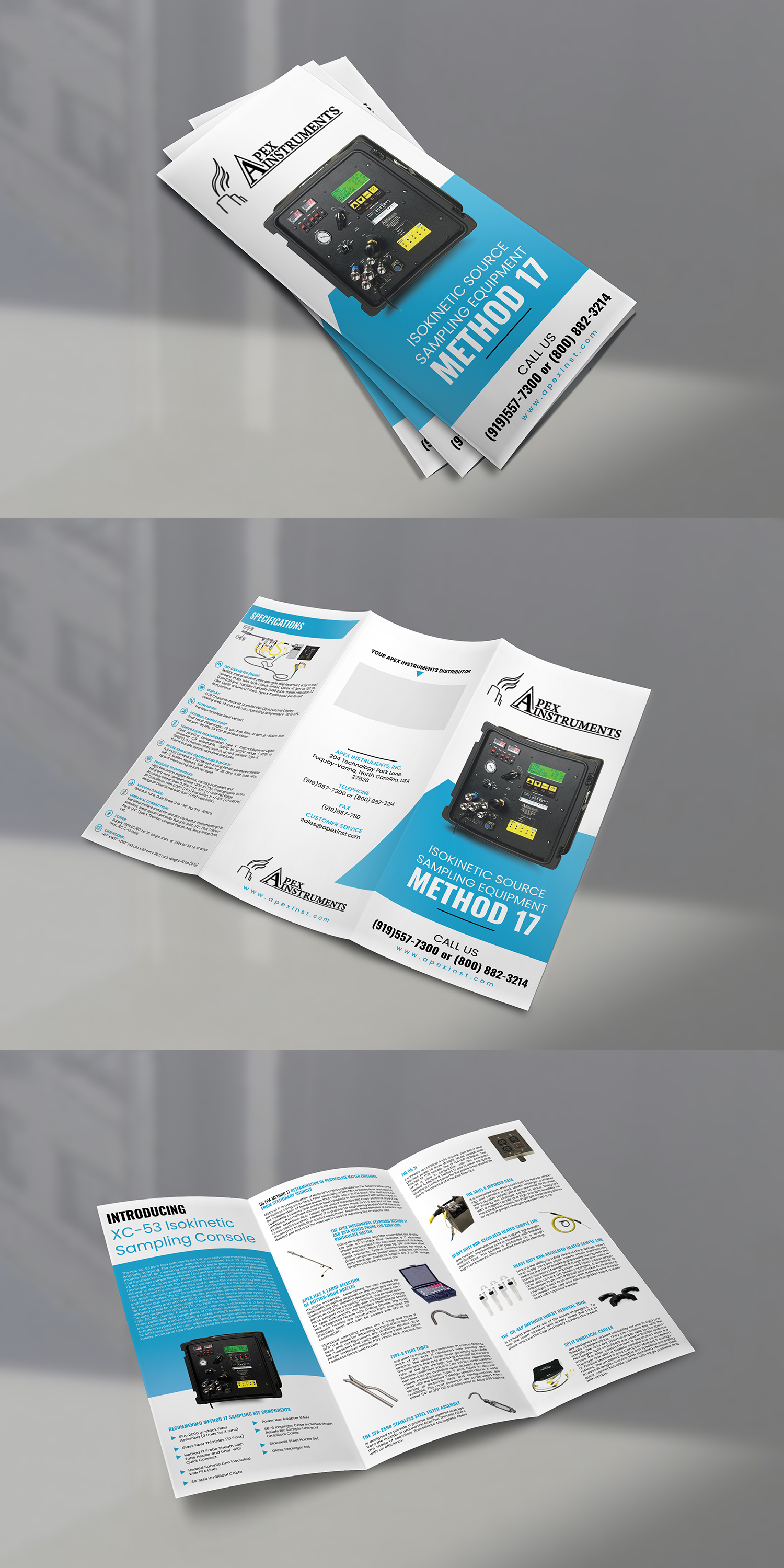 Design de Brochure par BLUE WINGS pour Apex Instruments Inc. | Design #24450716