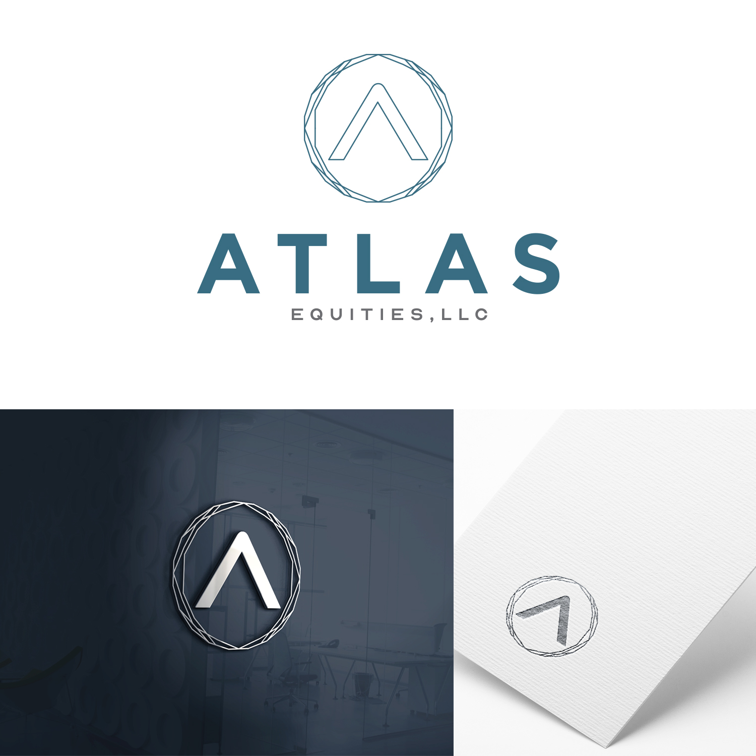 Logo Design by rls for Atlas Equities, LLC | Design #24453036