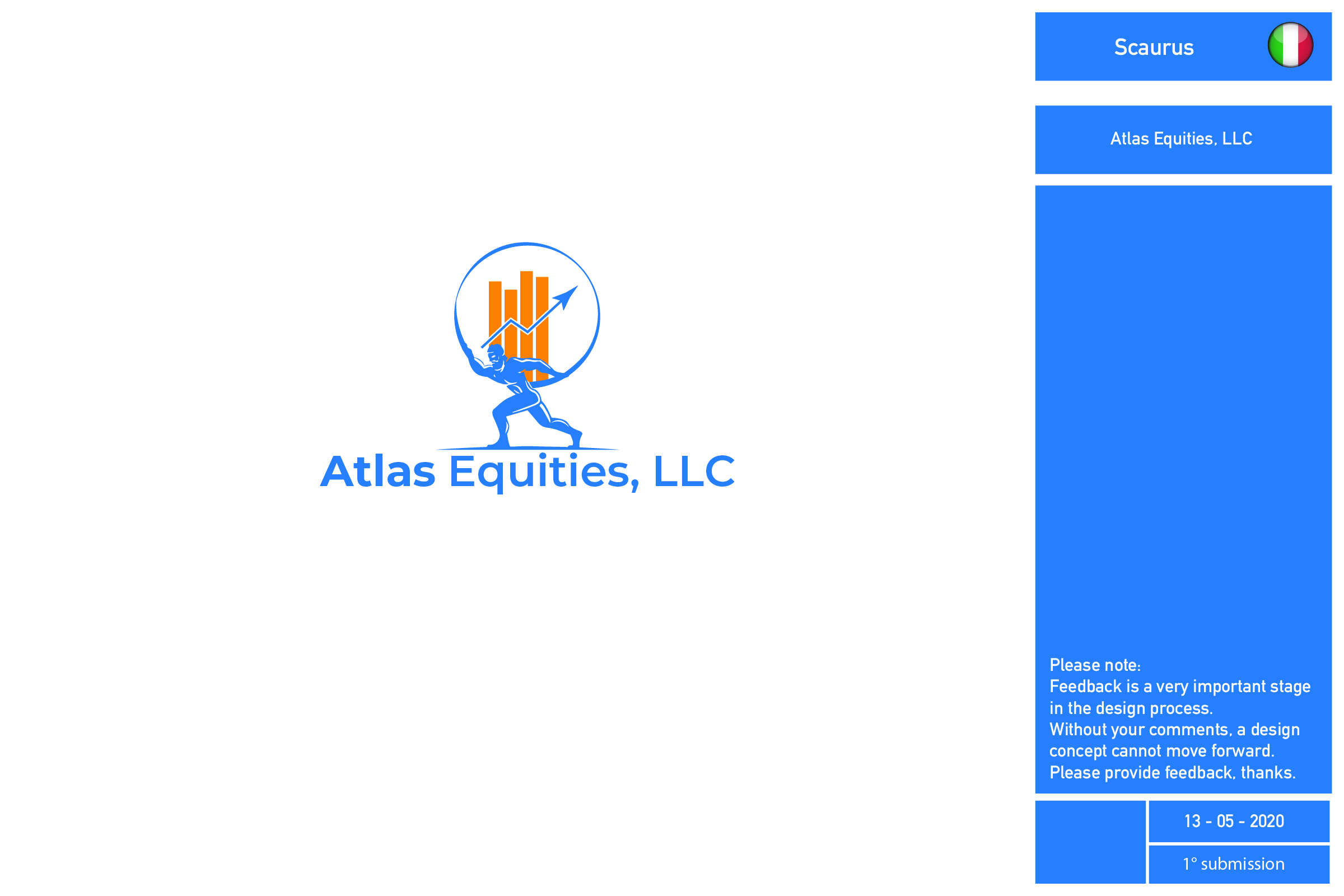 Logo Design by InkThink by Scaurus for Atlas Equities, LLC | Design #24444558