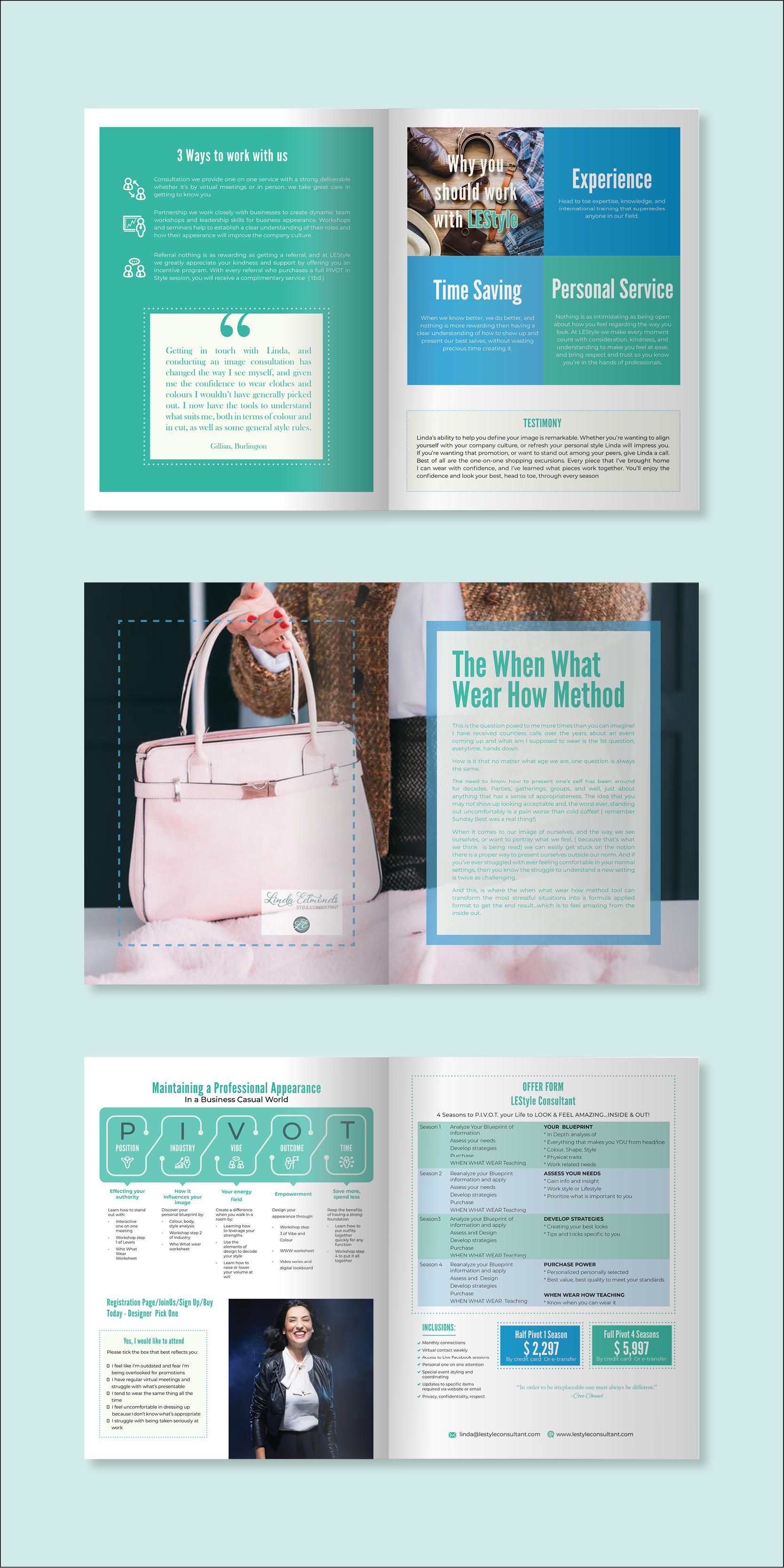 Brochure Design by Louie Fuentes | Manobo Graphic Design Services for LEStyle | Design #24464833