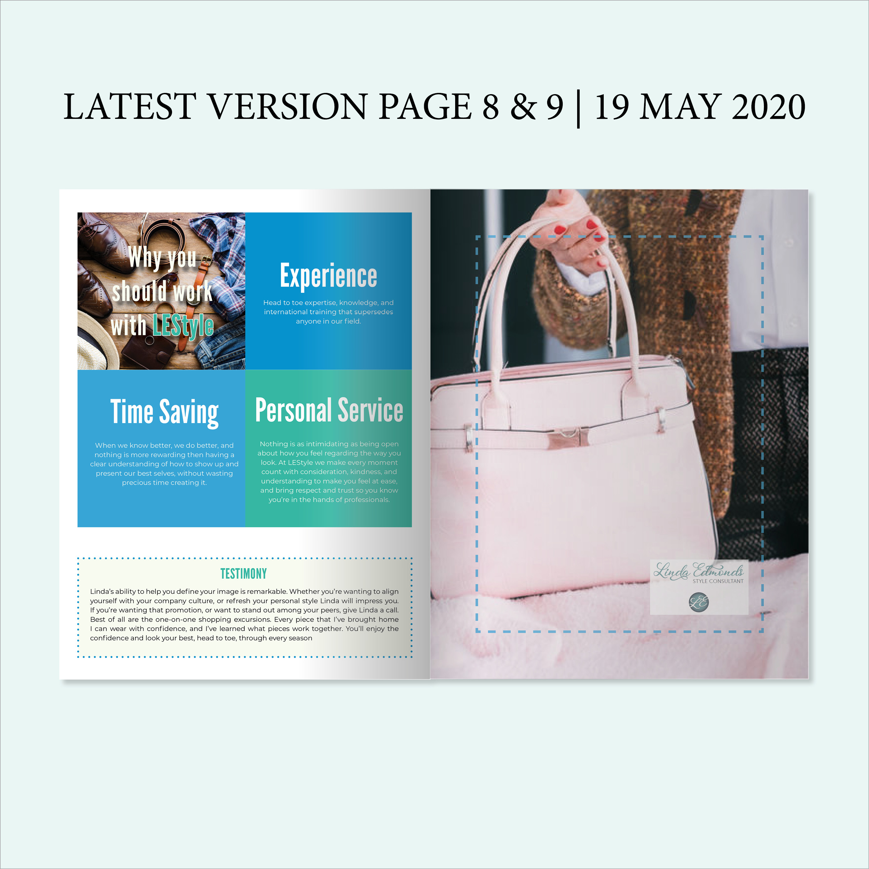 Brochure Design by Louie Fuentes | Manobo Graphic Design Services for LEStyle | Design #24497372