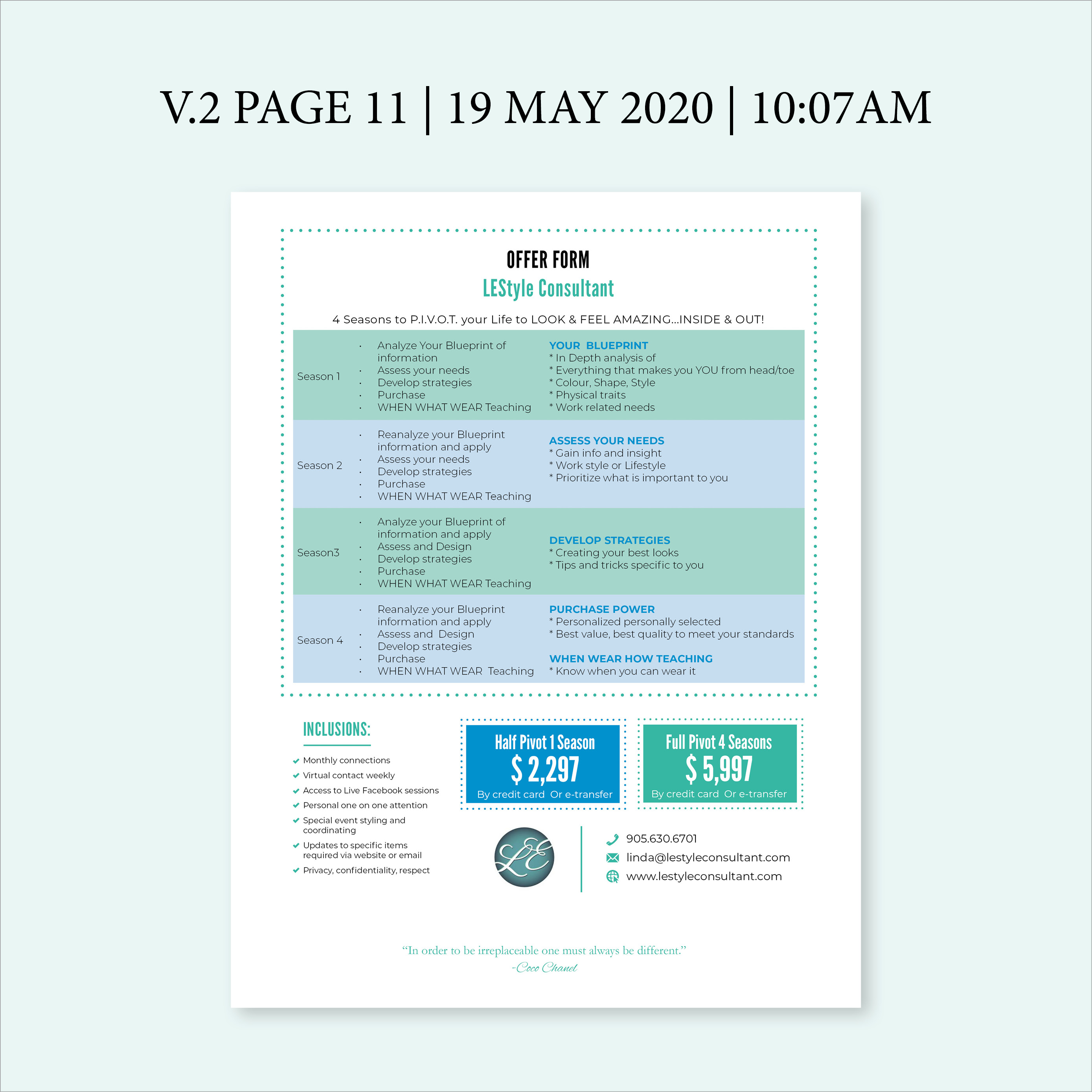 Broschüren-Design von Louie Fuentes | Manobo Graphic Design Services für LEStyle | Design #24497642