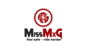 MissMxG - fell safe ride harder as per logo image | Diseño de Logo por trufya