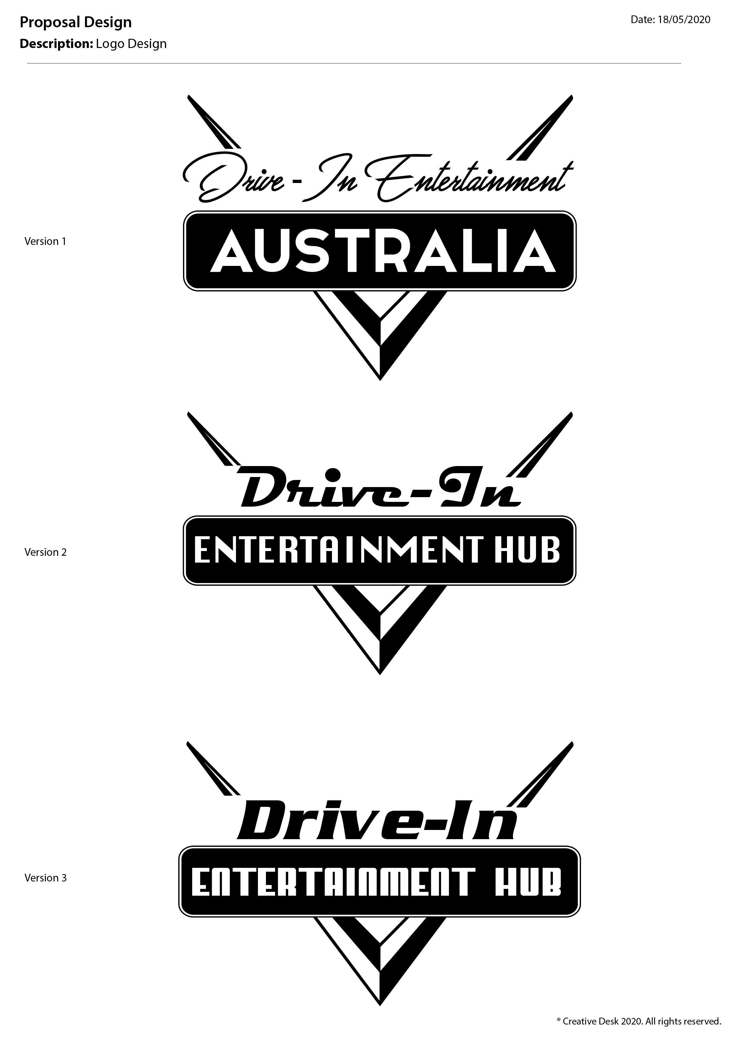 Logo Design by Creative Desk for Action Reaction Entertainment | Design #24492545