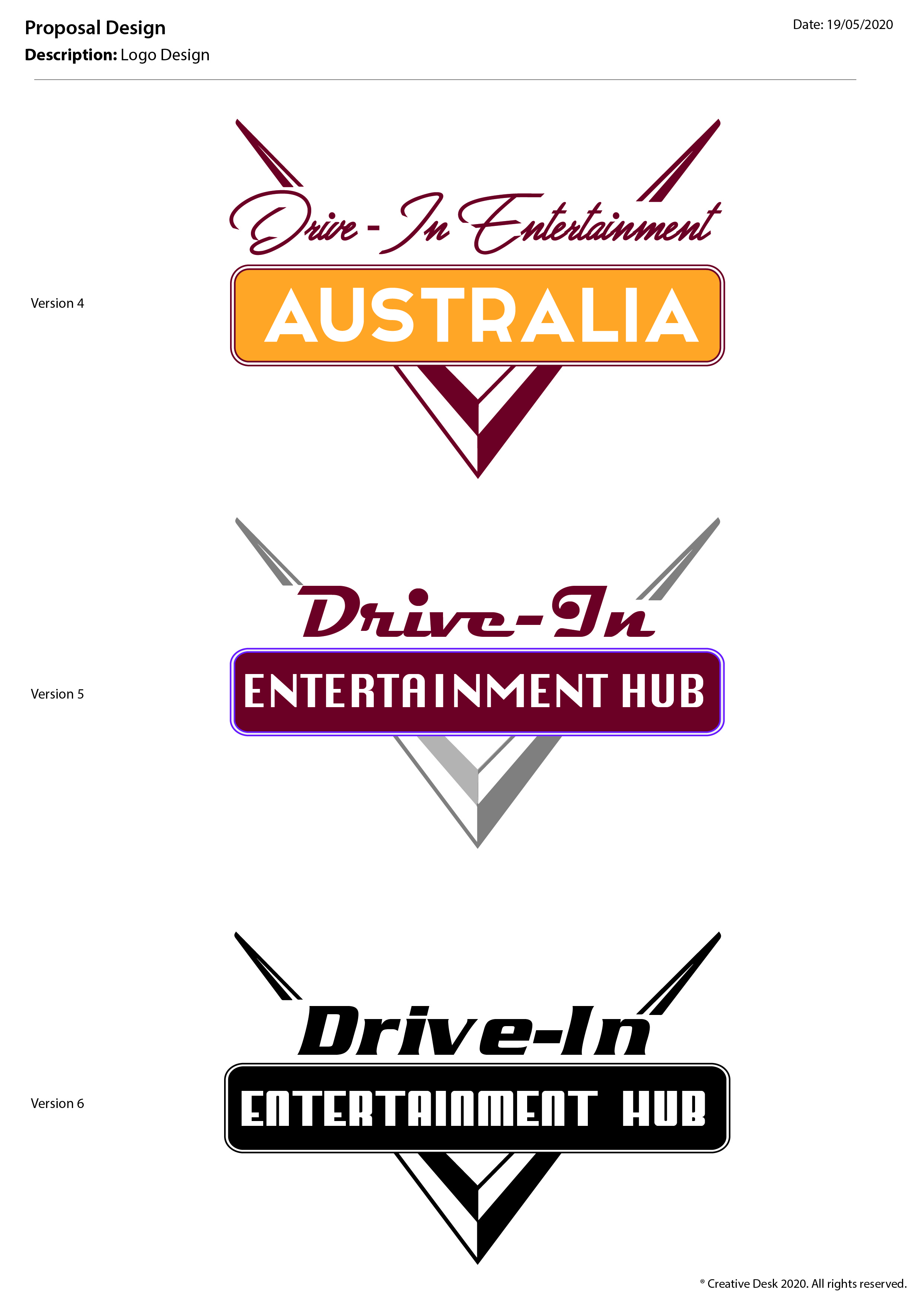 Logo Design by Creative Desk for Action Reaction Entertainment | Design #24501680