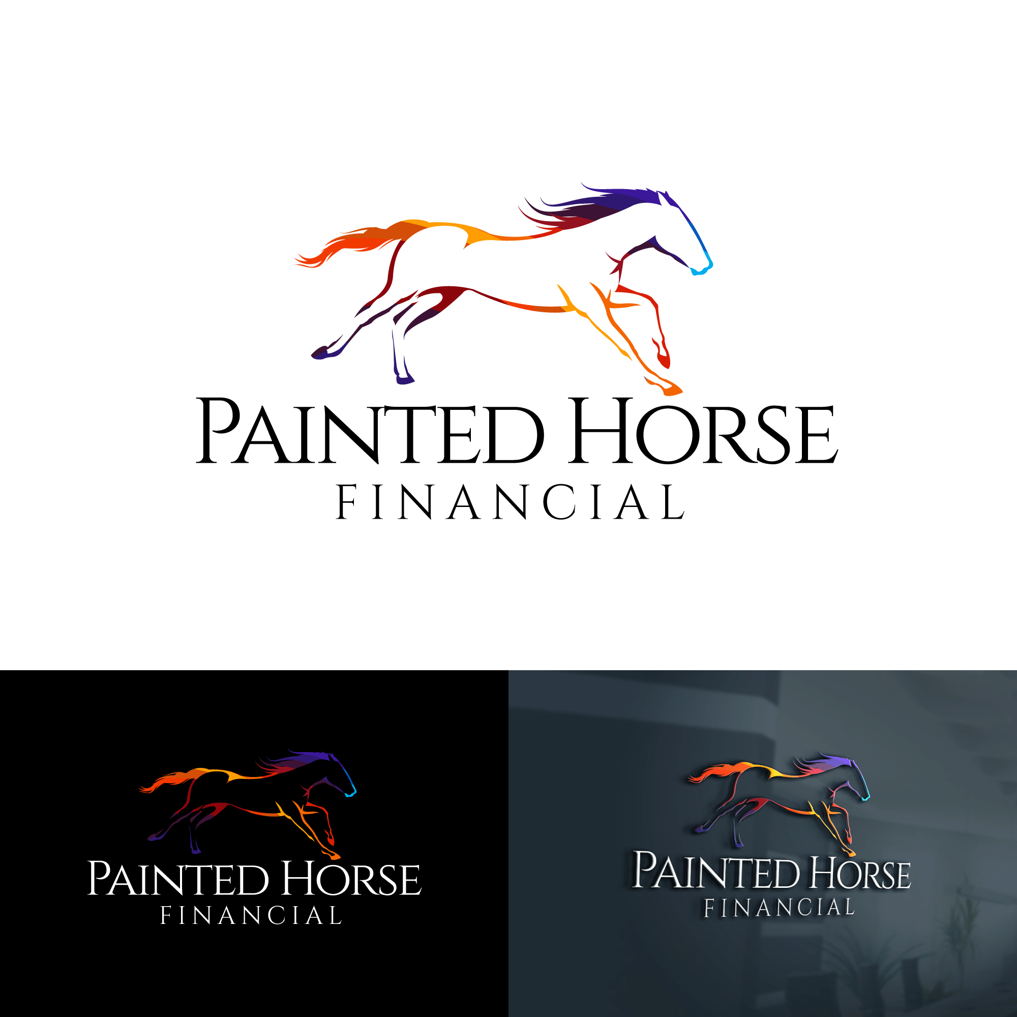 Logo-Design von Sergio Coelho für Painted Horse Financial, LLC | Design #24444229