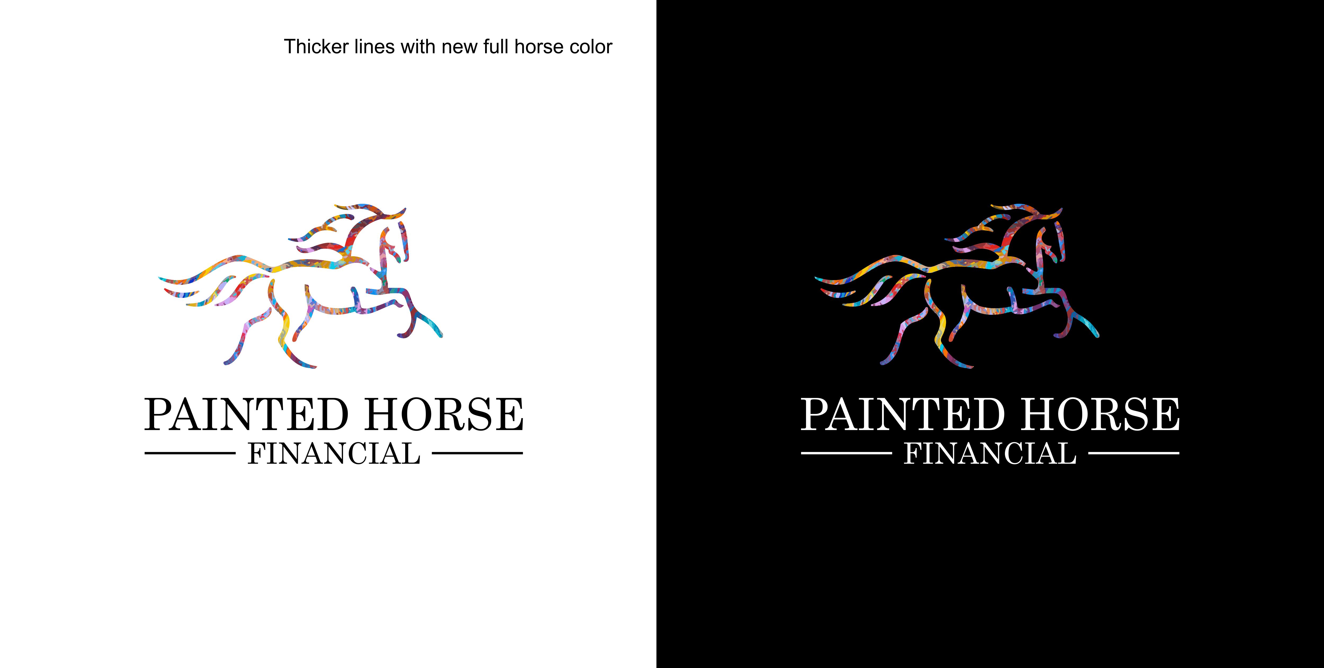 Logo Design by Sarah Graphic for Painted Horse Financial, LLC | Design: #24449325
