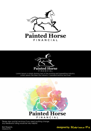 Painted Horse Financial | Logo Design by Mariono Fx