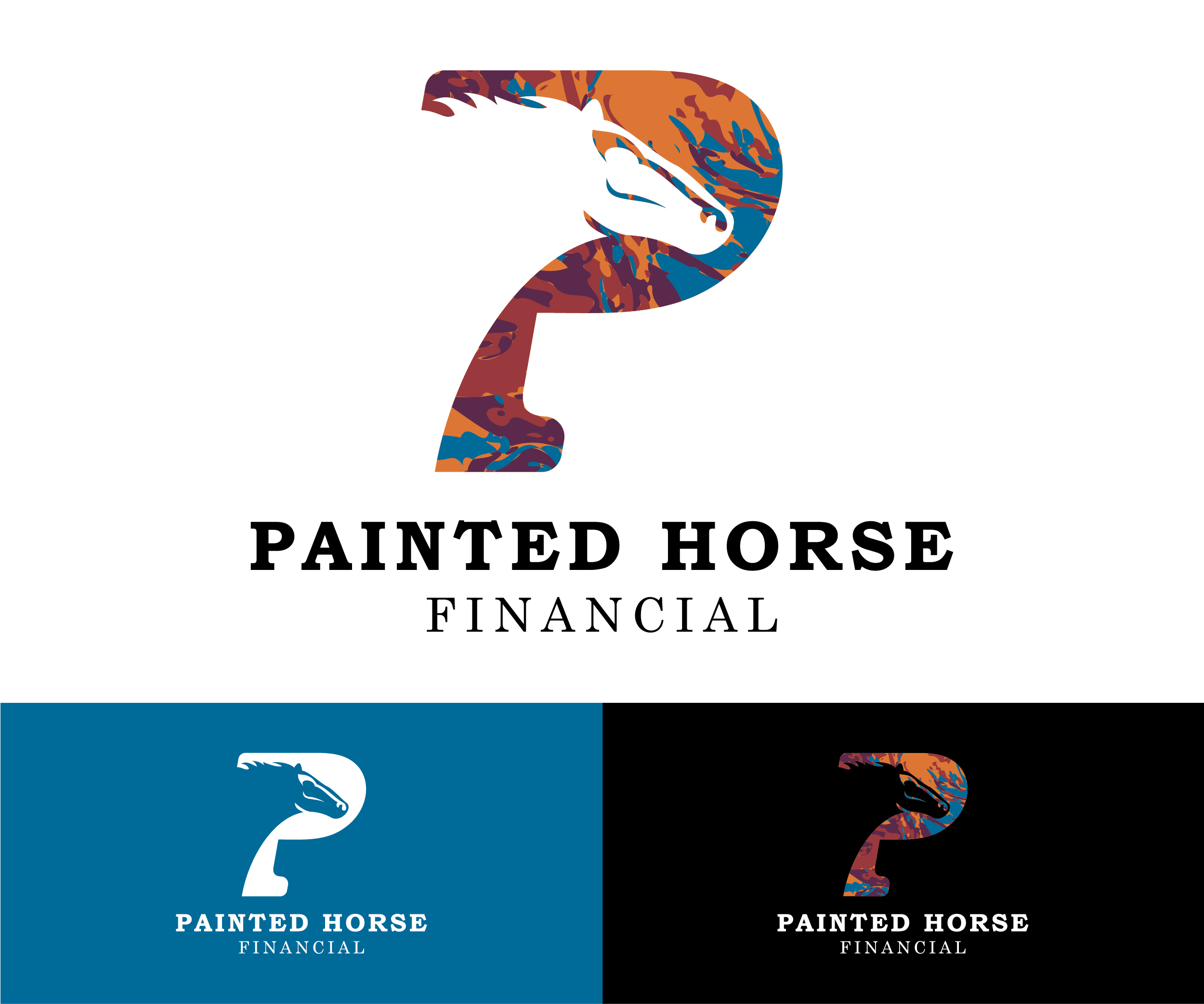 Logo Design by Dot.Dedi for Painted Horse Financial, LLC | Design #24450721