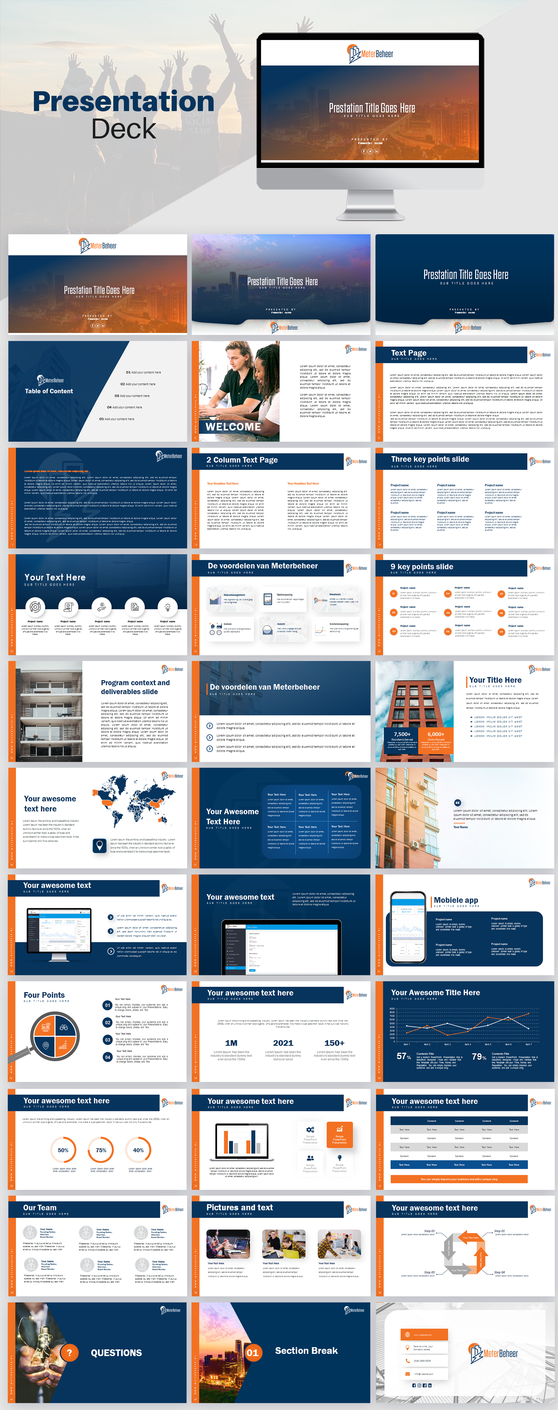 Diseño de PowerPoint por IndreDesign para CHJ Internet | Diseño: #24485632