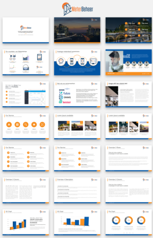 Meterbeheer Powerpoint - presentation slides for energy management tool  | Diseño de PowerPoint por joseborgesbarboza 2