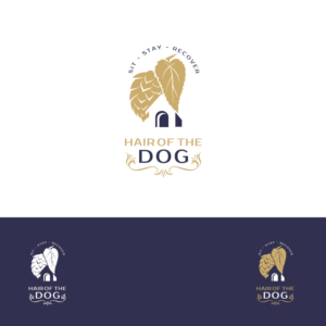Hair of the Dog / Sit - Stay - Recover | Logo Design by Rii