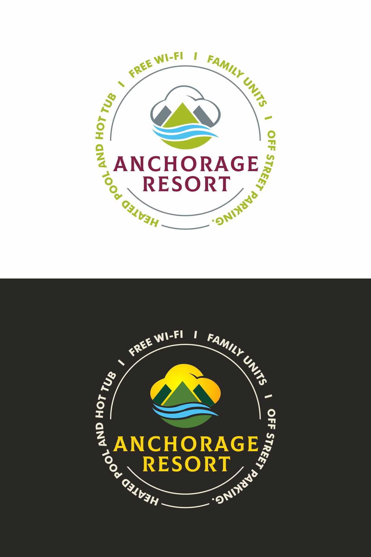 Logo Design by shailesh raut for Anchorage Resort | Design #24475319