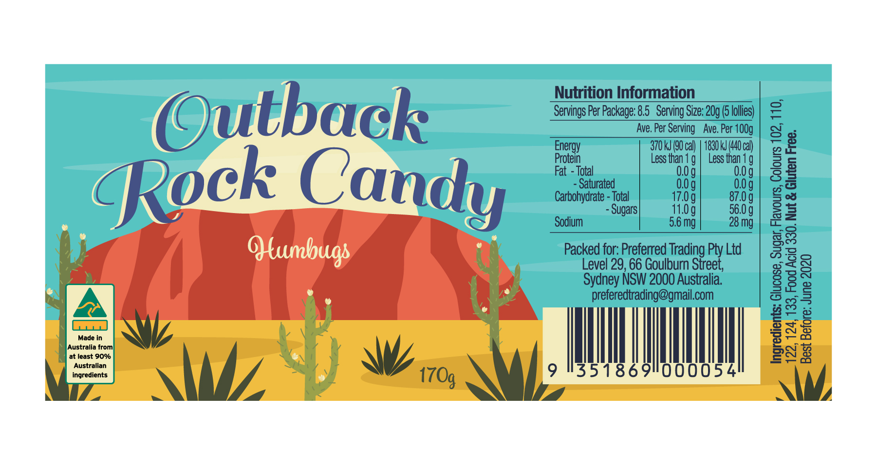 Label Design by Imagonarium for Scott Bros. CANDY | Design #24463513