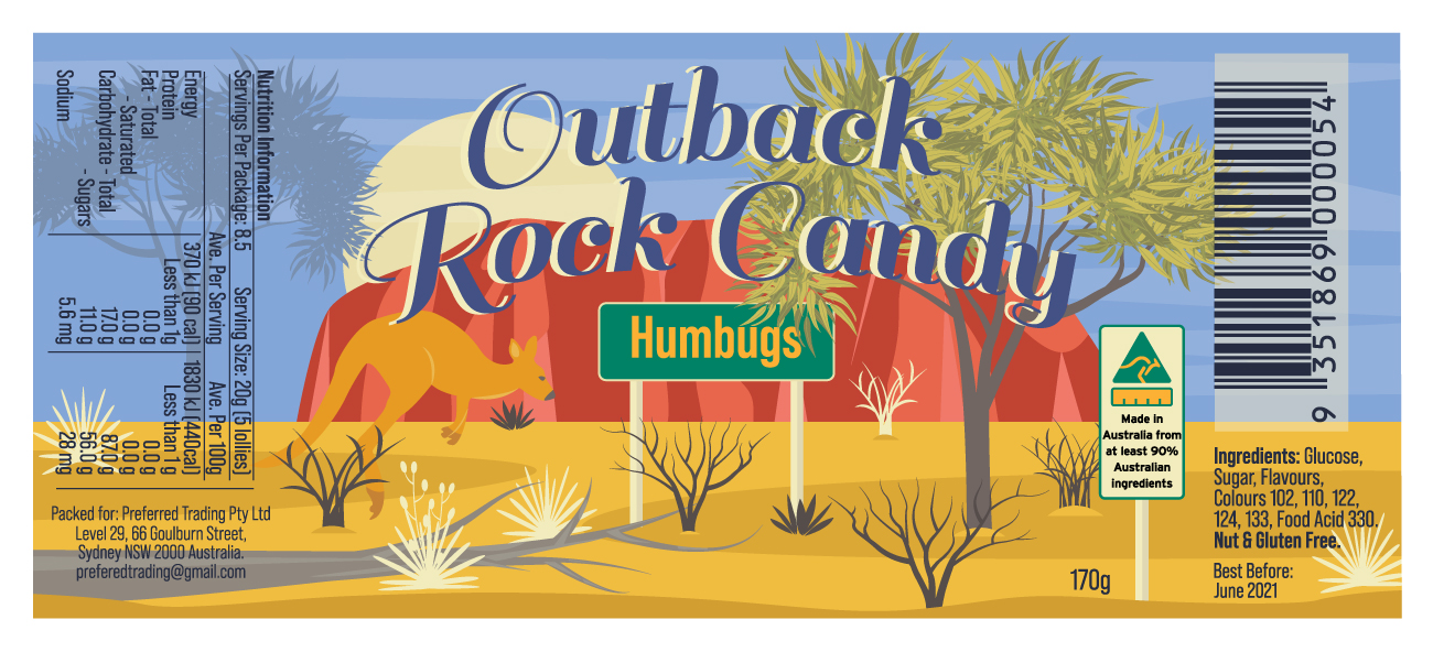 Label Design by Imagonarium for Scott Bros. CANDY | Design #24485118