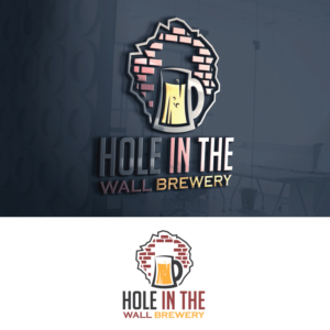 Hole in the Wall Brewery | Logo Design by Graphic Bricks
