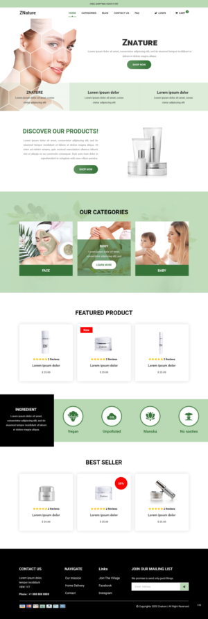 Web Design by pb for this project | Design: #24461633