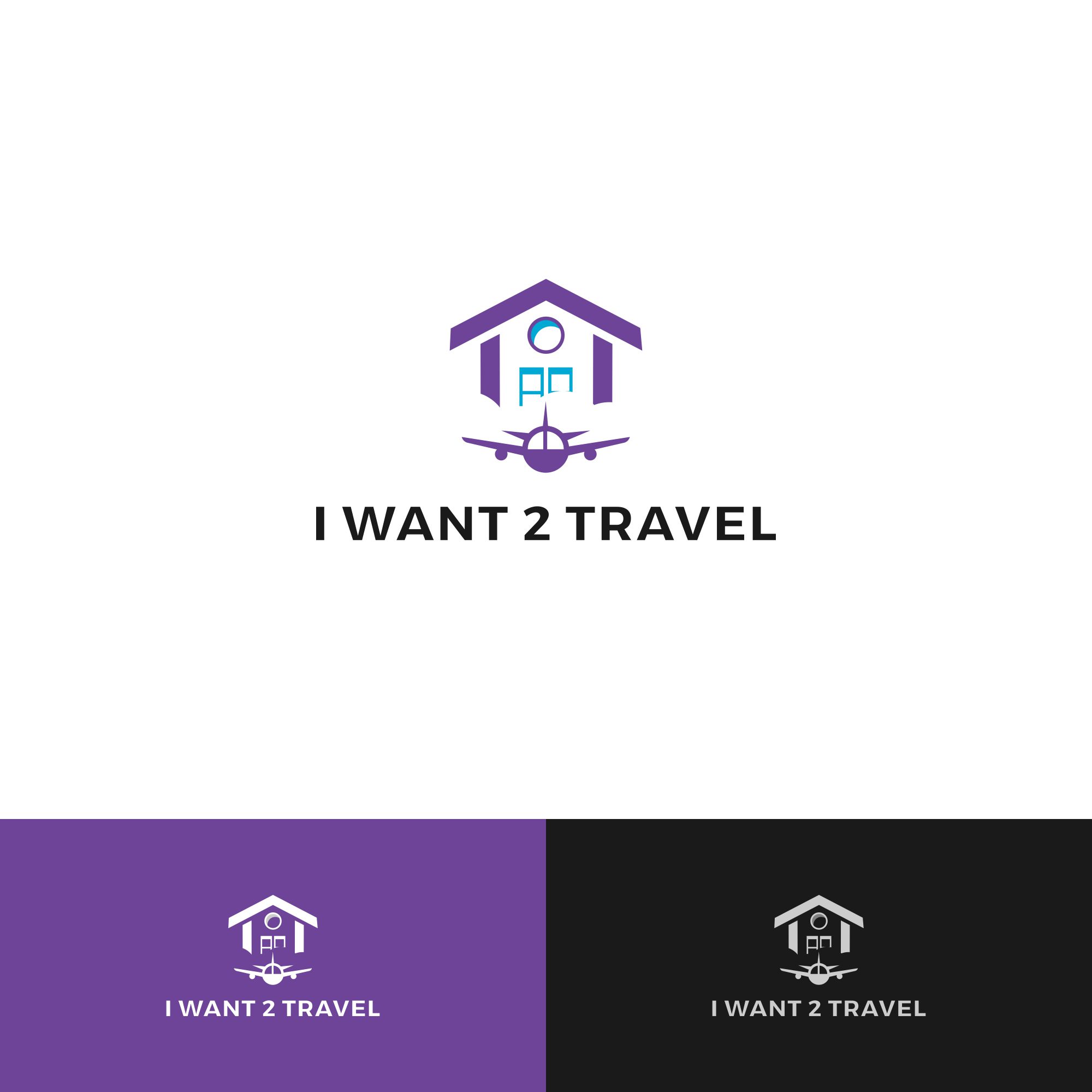 Logo Design by alitjuara for I Want 2 Travel | Design #24473599