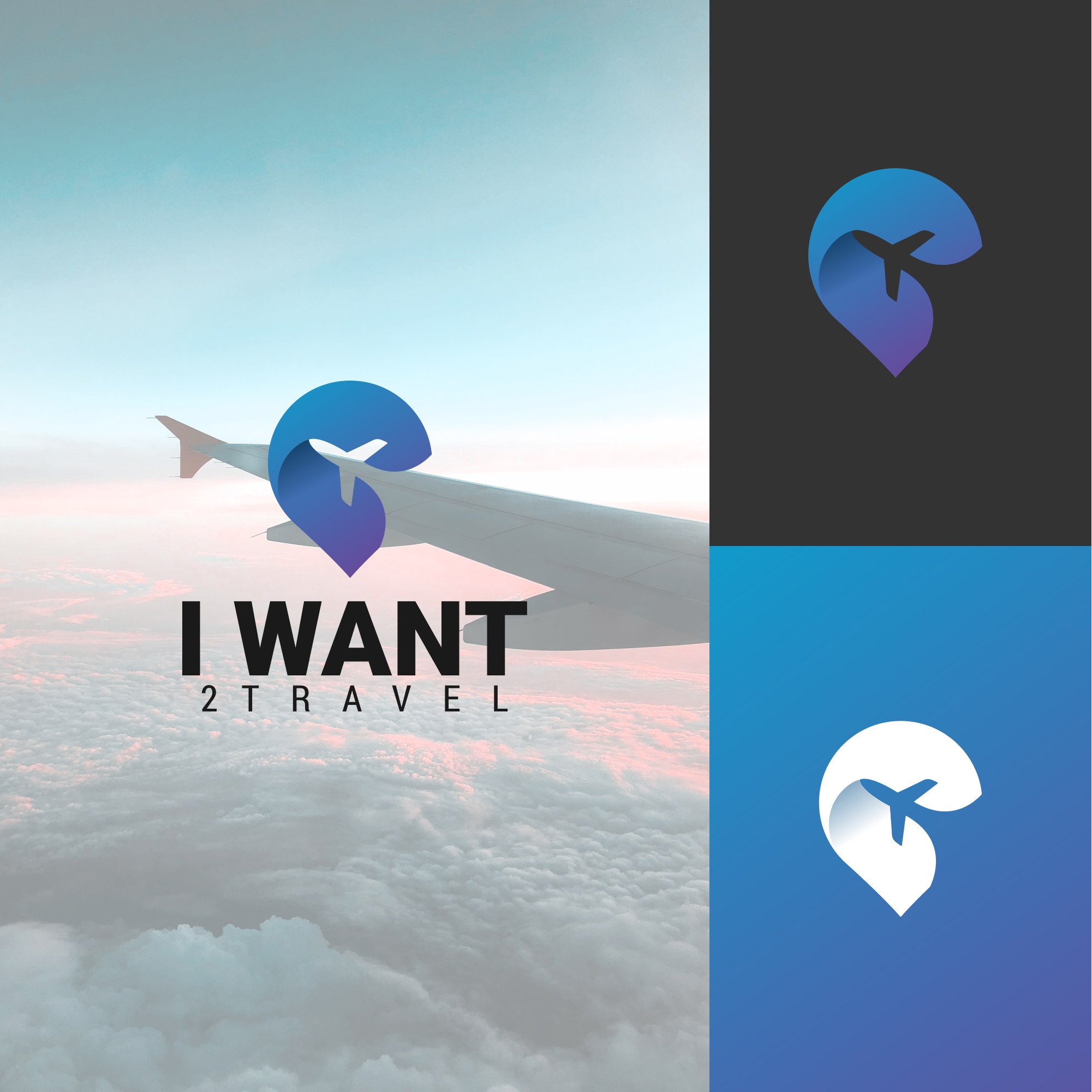 Logo Design by alitjuara for I Want 2 Travel | Design #24473600
