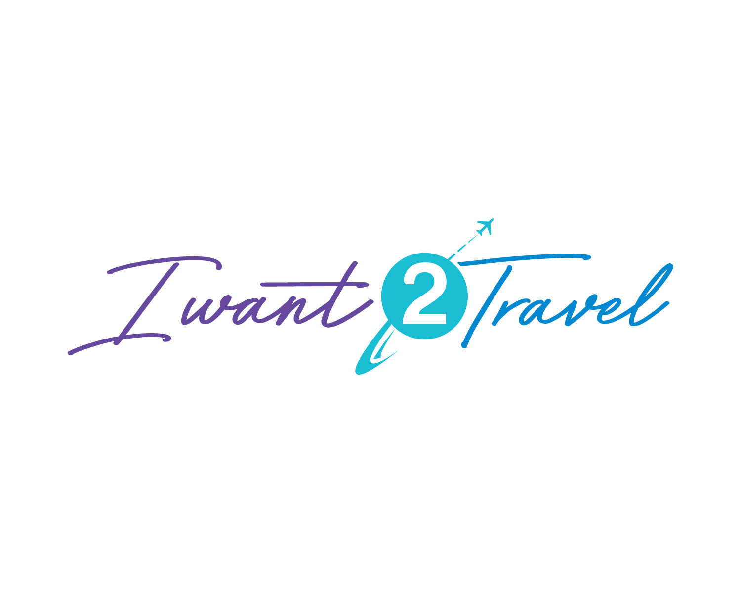 Logo Design by Atec for I Want 2 Travel | Design #24472801