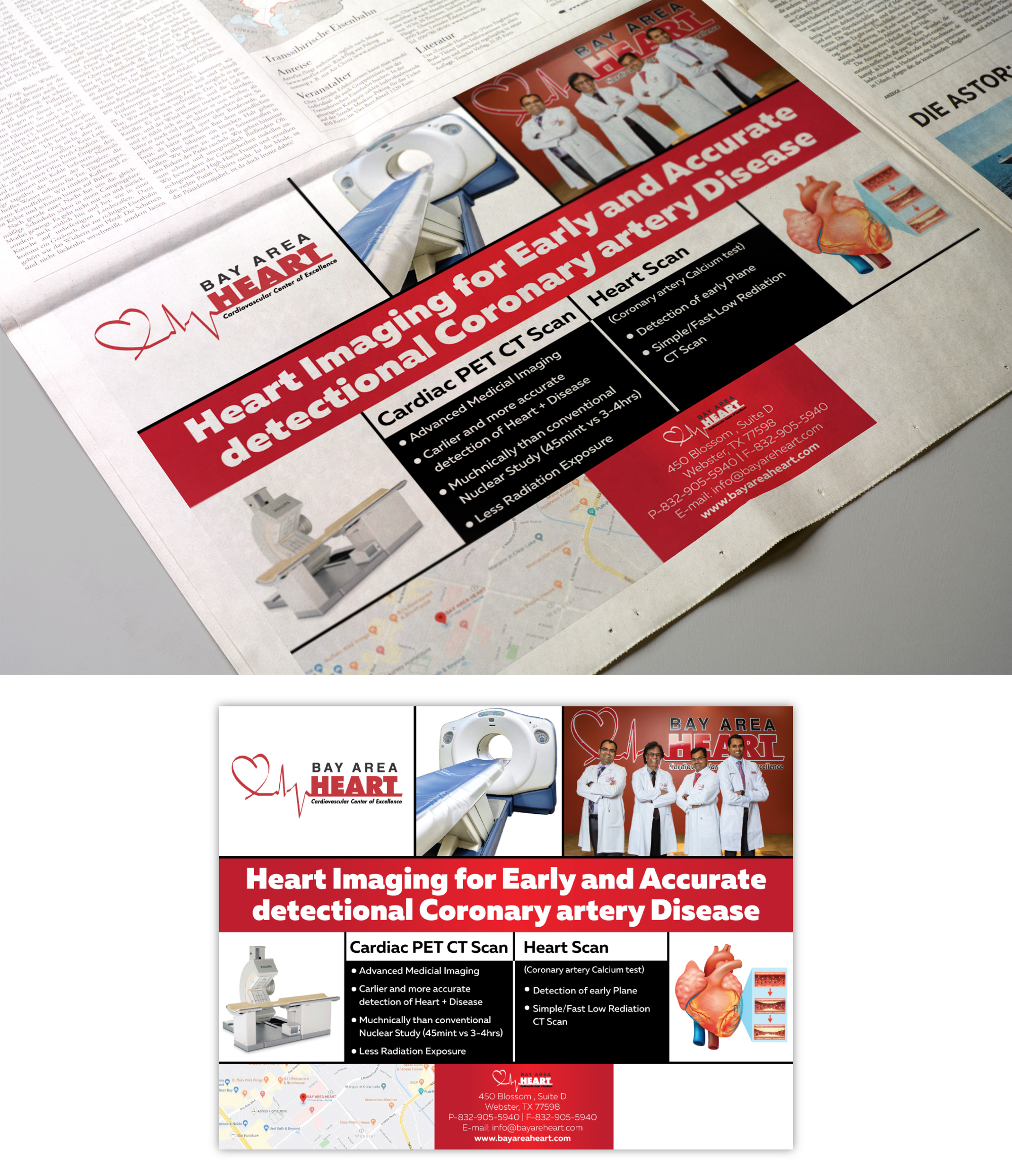 Diseño Publicitario por Impressive Solutions para Bay Area Heart | Diseño #24457385