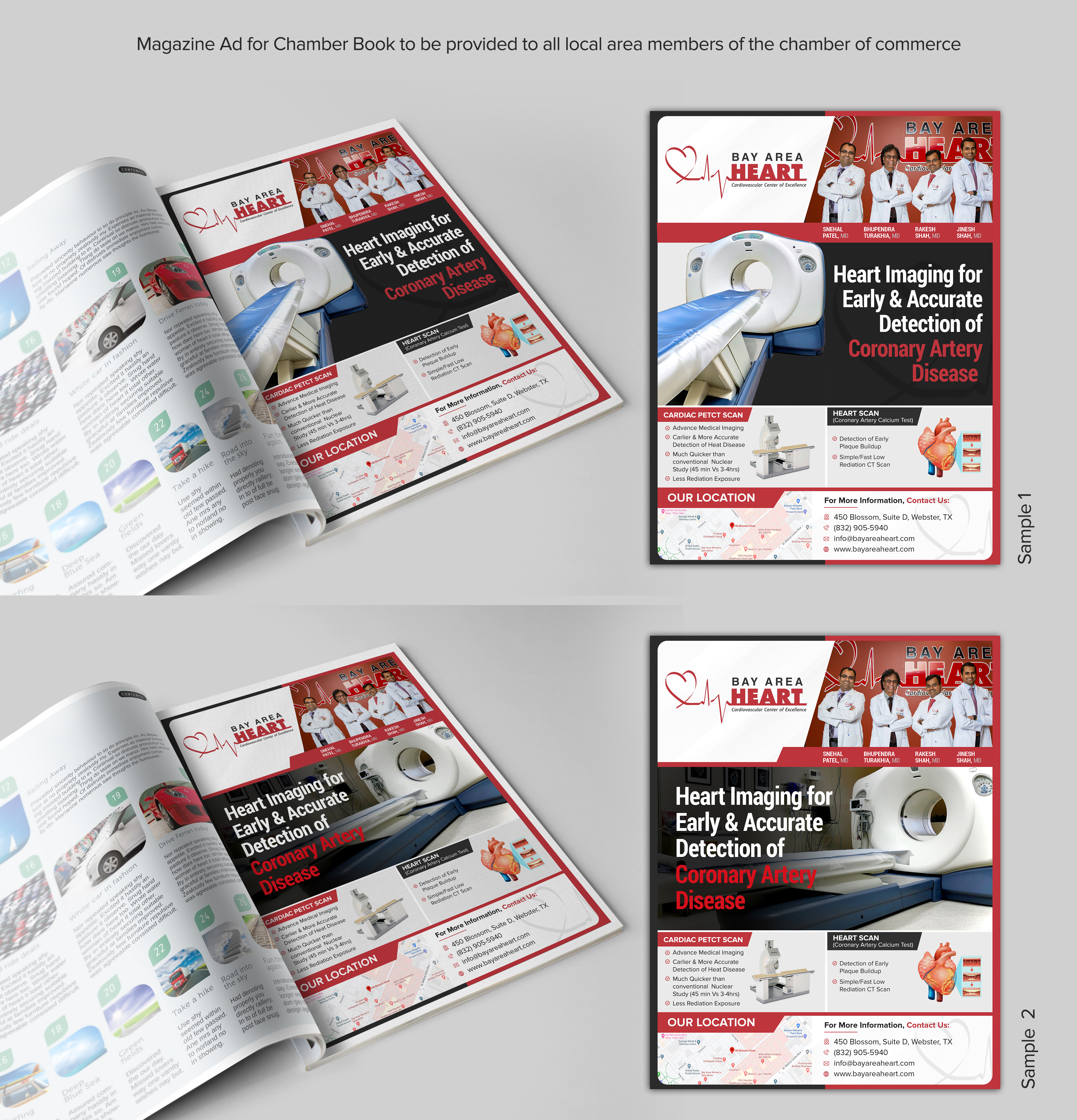Design Publicitaire par ARTOGRAPHY pour Bay Area Heart | Design #24453455