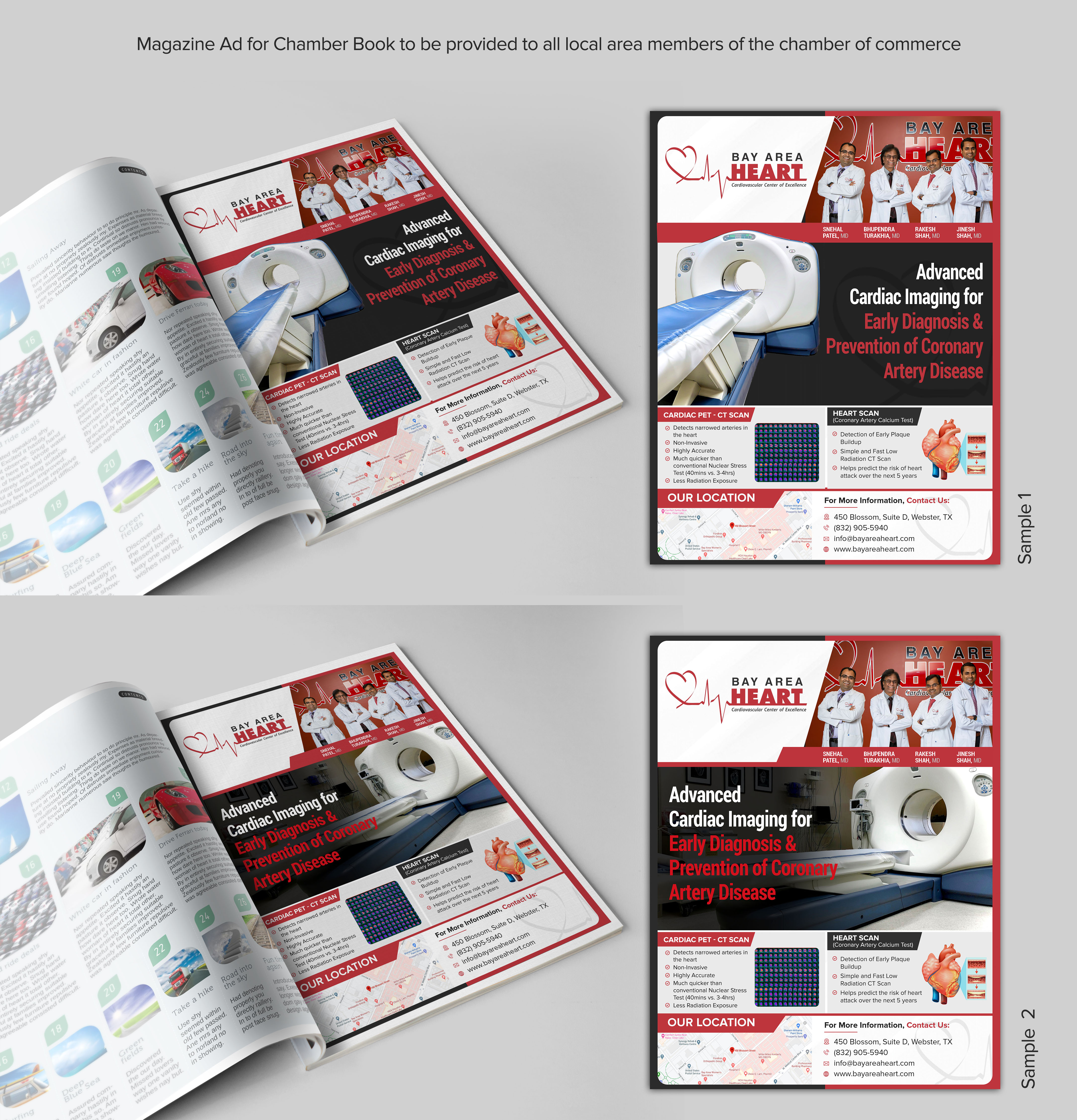 Werbe-Design von ARTOGRAPHY für Bay Area Heart | Design #24469026