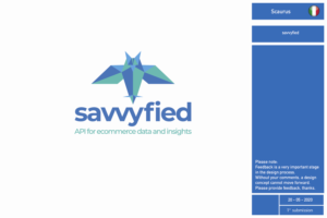 savvyfied - API for ecommerce data and insights | Diseño de Logo por InkThink by Scaurus