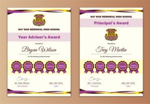 Redesign two student school awards | Grafik-Design von Pixper