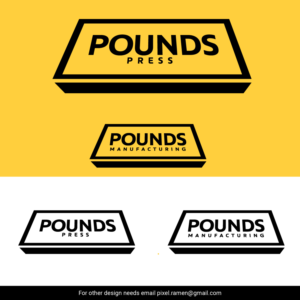 Pounds Press | Logo Design by Noche designs