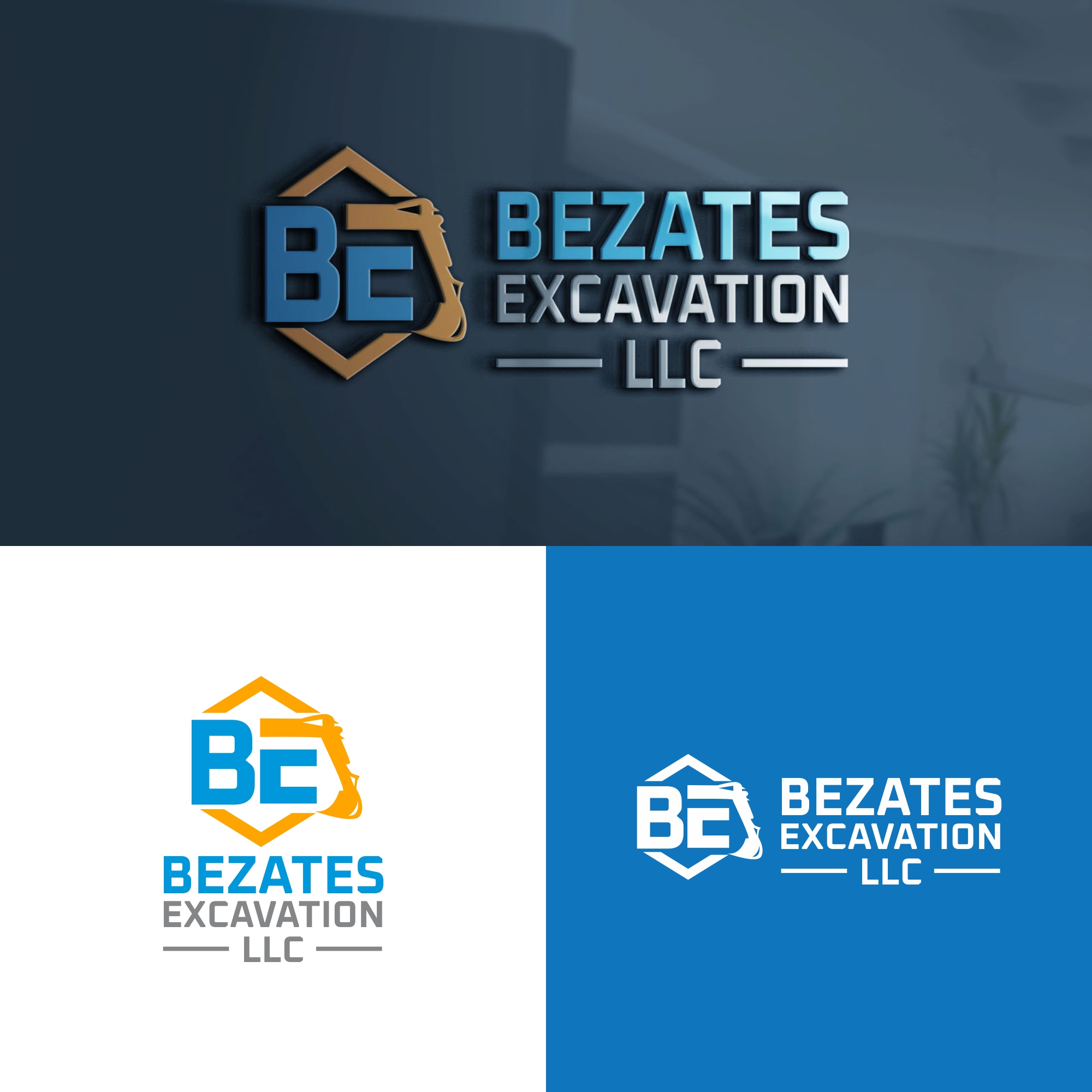 Diseño de Logo por andi_fikri para Bezates Excavation LLC | Diseño #24453884