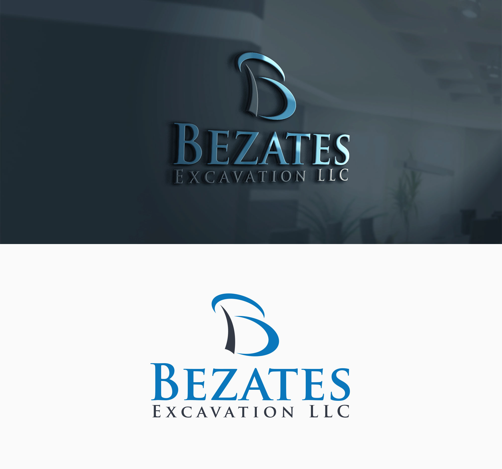 Logo Design by Mono.co for Bezates Excavation LLC | Design #24452311