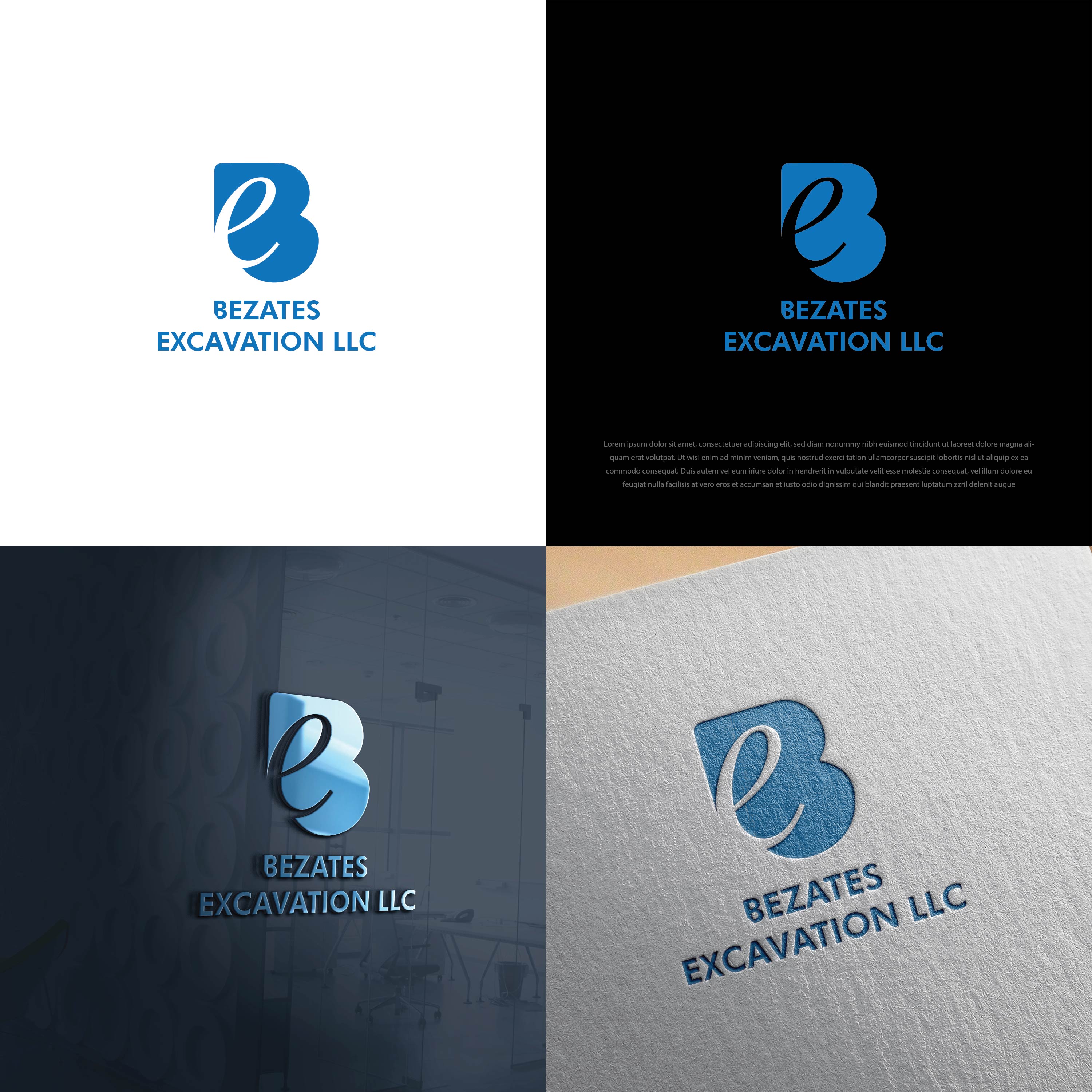 Design de Logo par GayanDesign pour Bezates Excavation LLC | Design #24452540