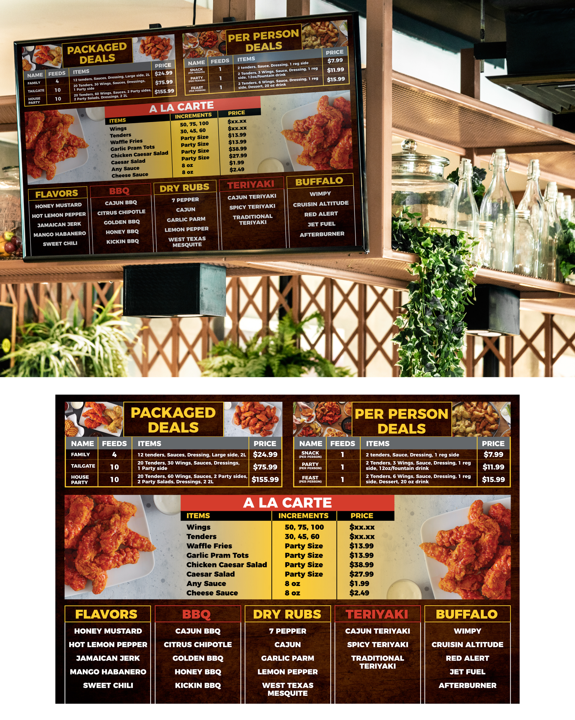 Menu Design by Impressive Solutions for this project | Design #24501103