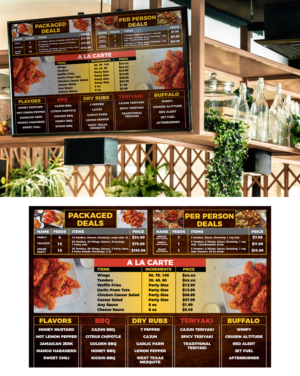 Menu Design by Impressive Solutions for this project | Design: #24501103