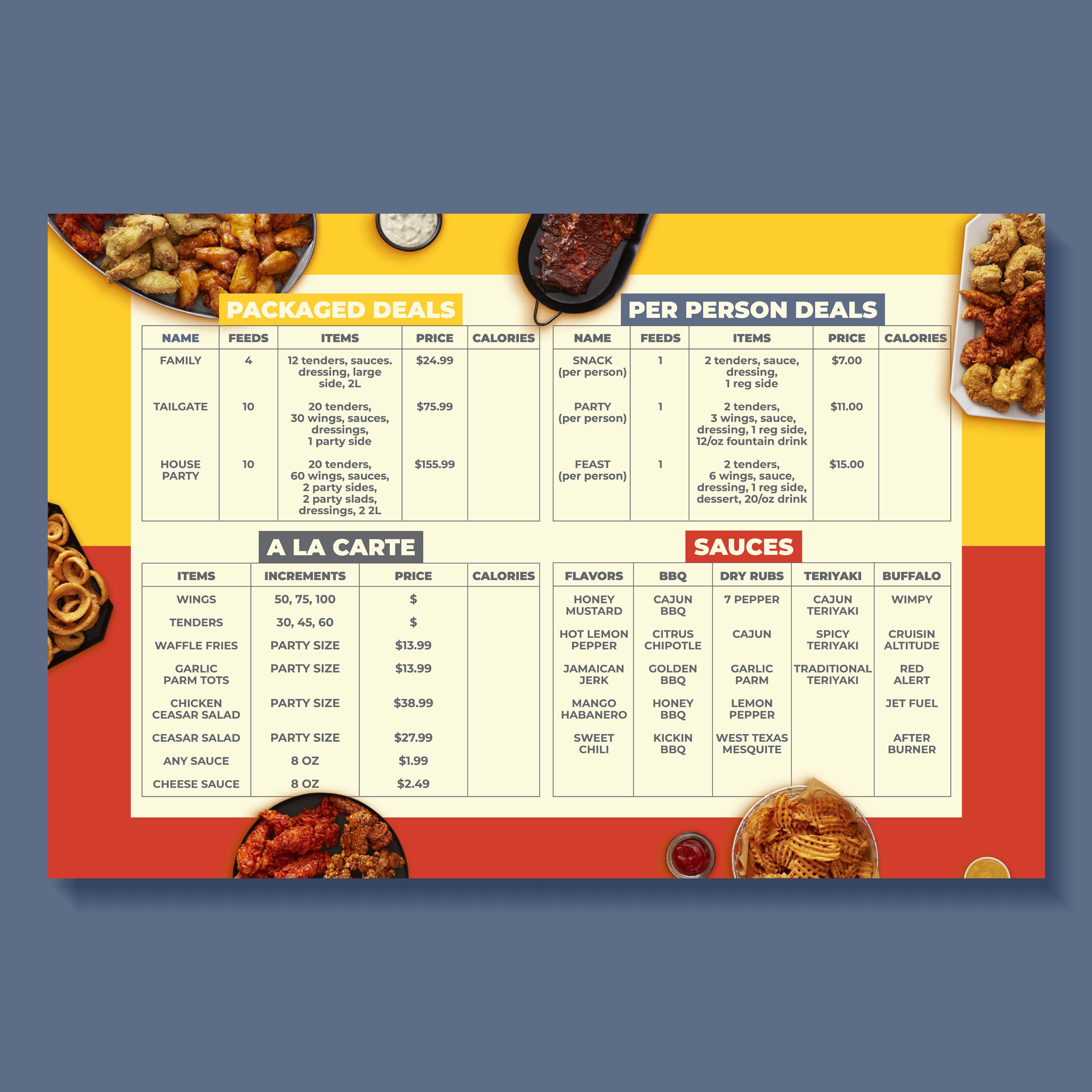 Design de Menu par janiceg pour ce projet | Design #24501833