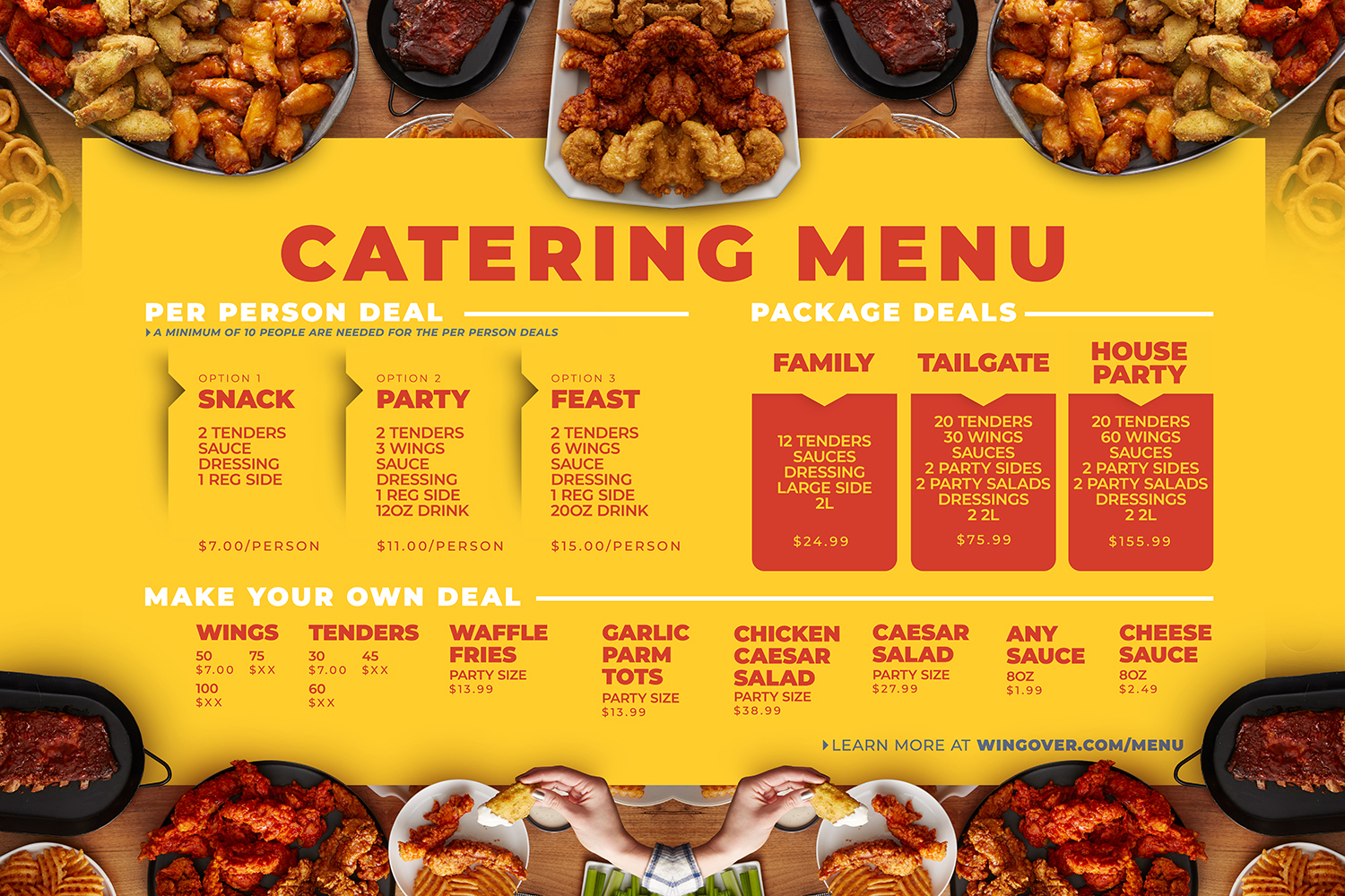 Menu Design by mrmrnjr for this project | Design #24496396