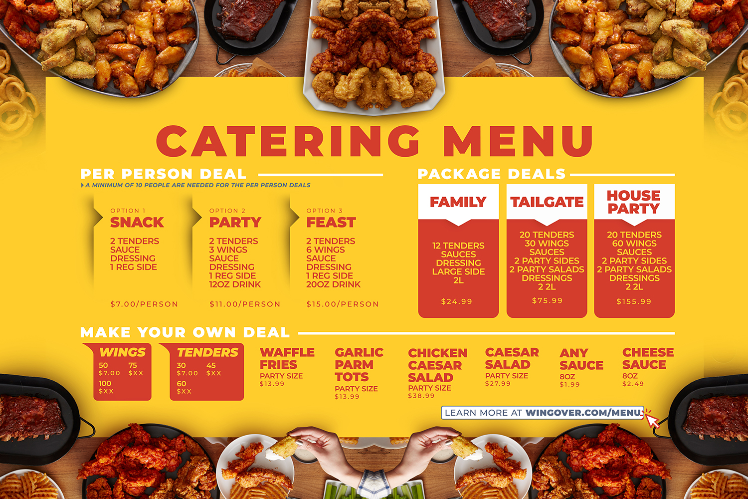Menu Design by mrmrnjr for this project | Design #24505687