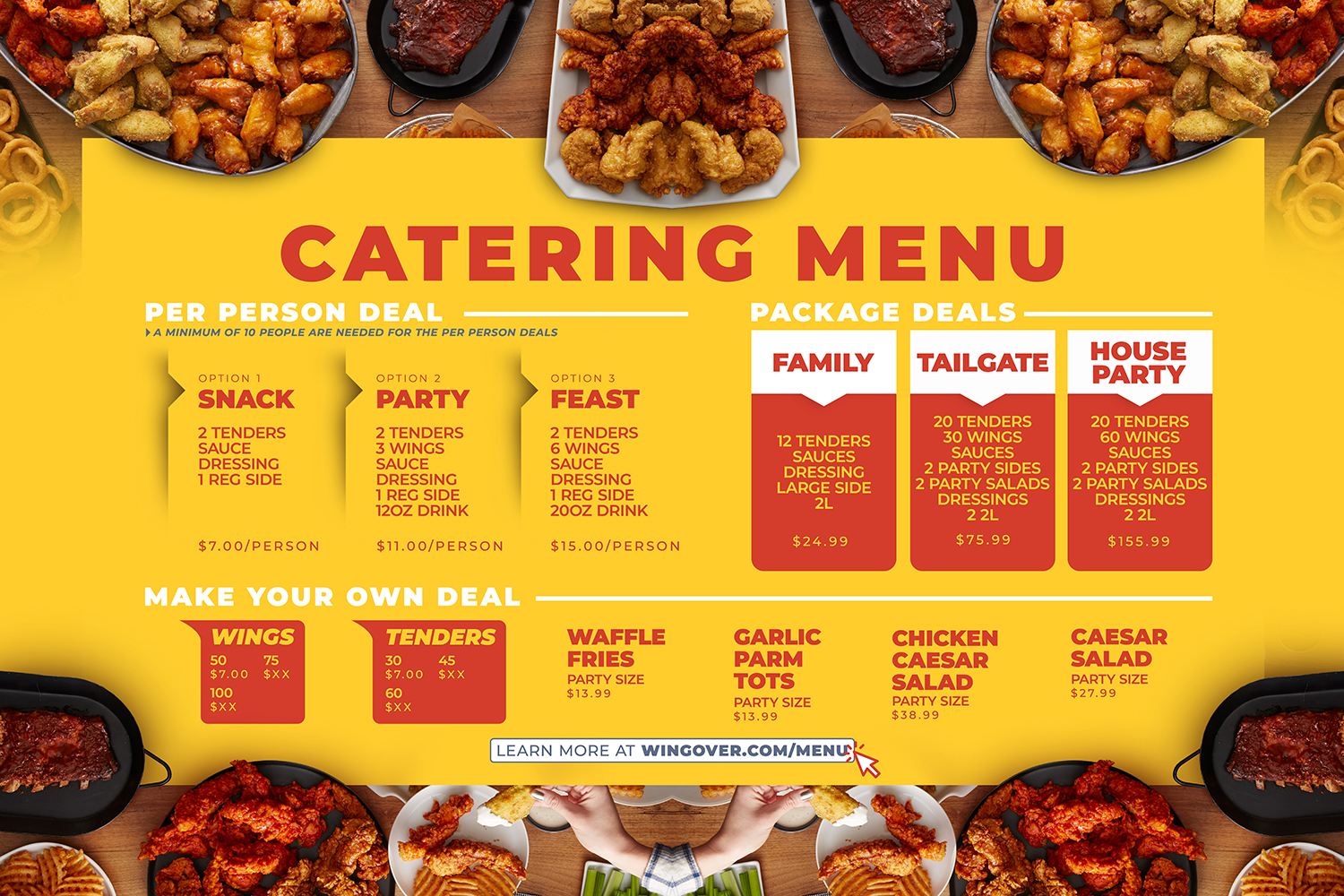 Menu Design by mrmrnjr for this project | Design #24528227