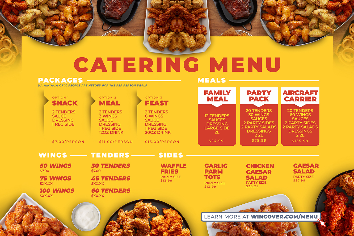 Menu Design by mrmrnjr for this project | Design #24578365