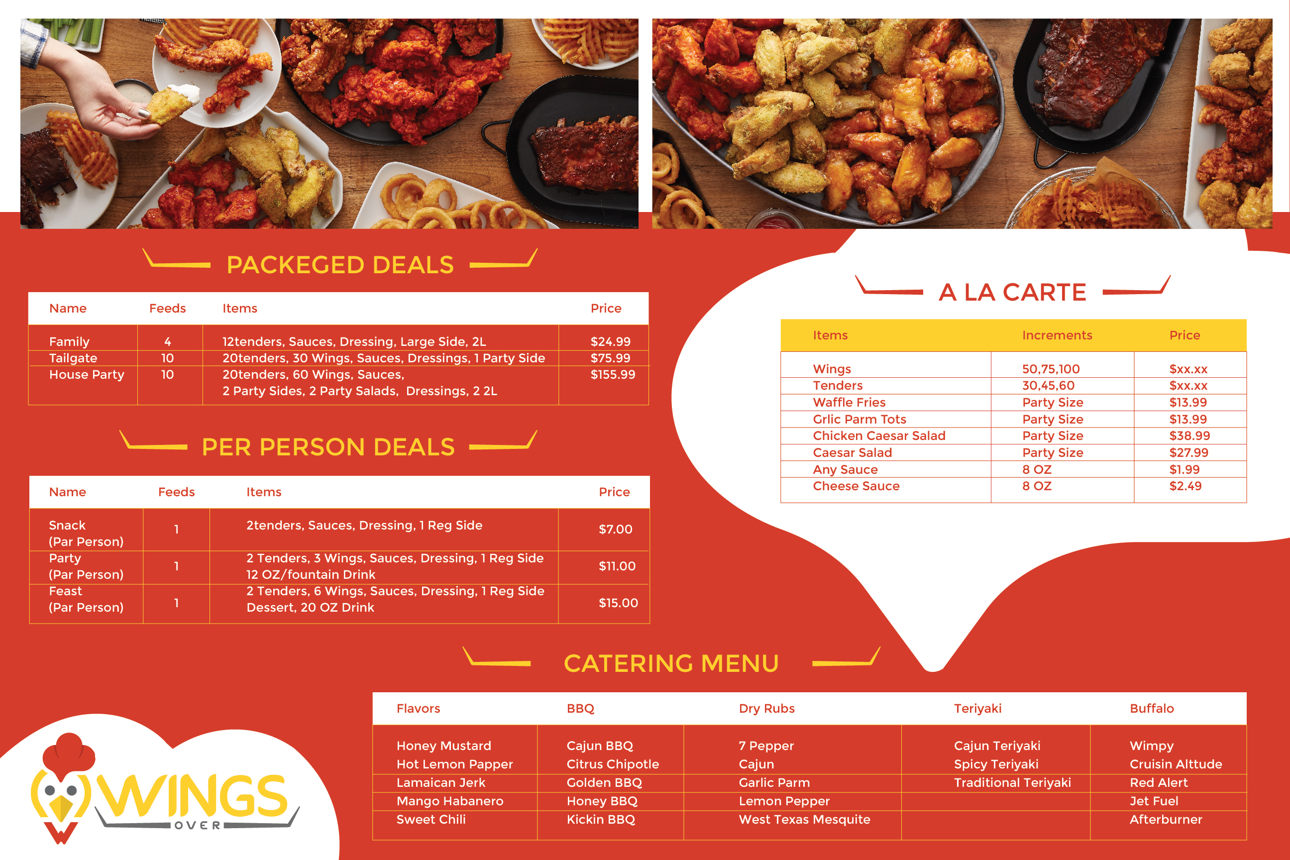 Menu Design by Satish Mali for this project | Design #24505053