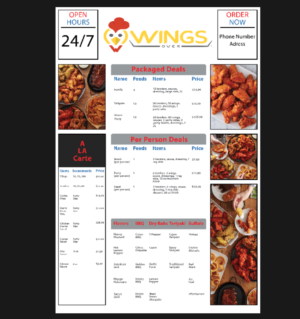 Menu Design by peturpetrov17