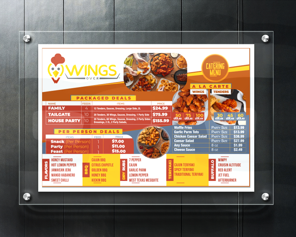 Menu Design by keimaps for this project | Design #24484878