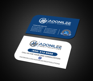 Business Card Design by Creations Box 2015 for Adonilee Credit Solutions, LLC. | Design: #24462608