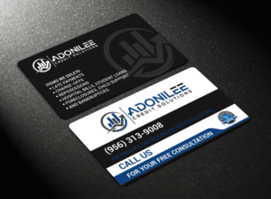 Business Card Design by Imagine design000 for Adonilee Credit Solutions, LLC. | Design: #24455034