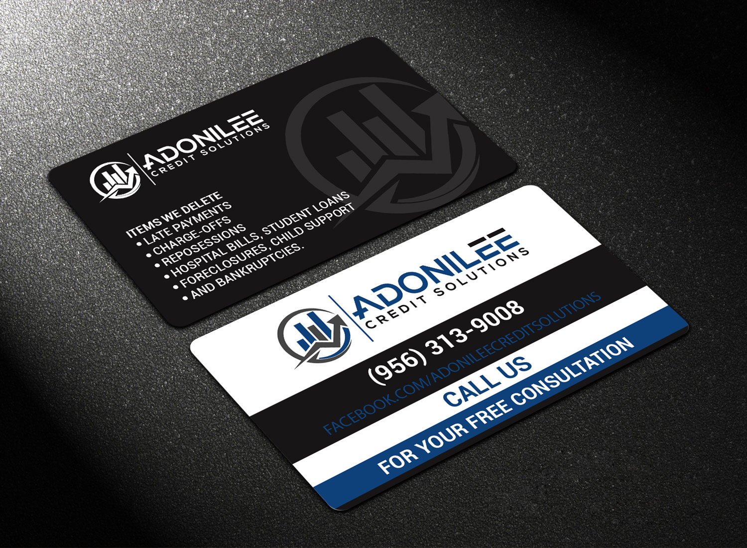 Diseño de Tarjeta de Presentación por Imagine design000 para Adonilee Credit Solutions, LLC. | Diseño #24455035