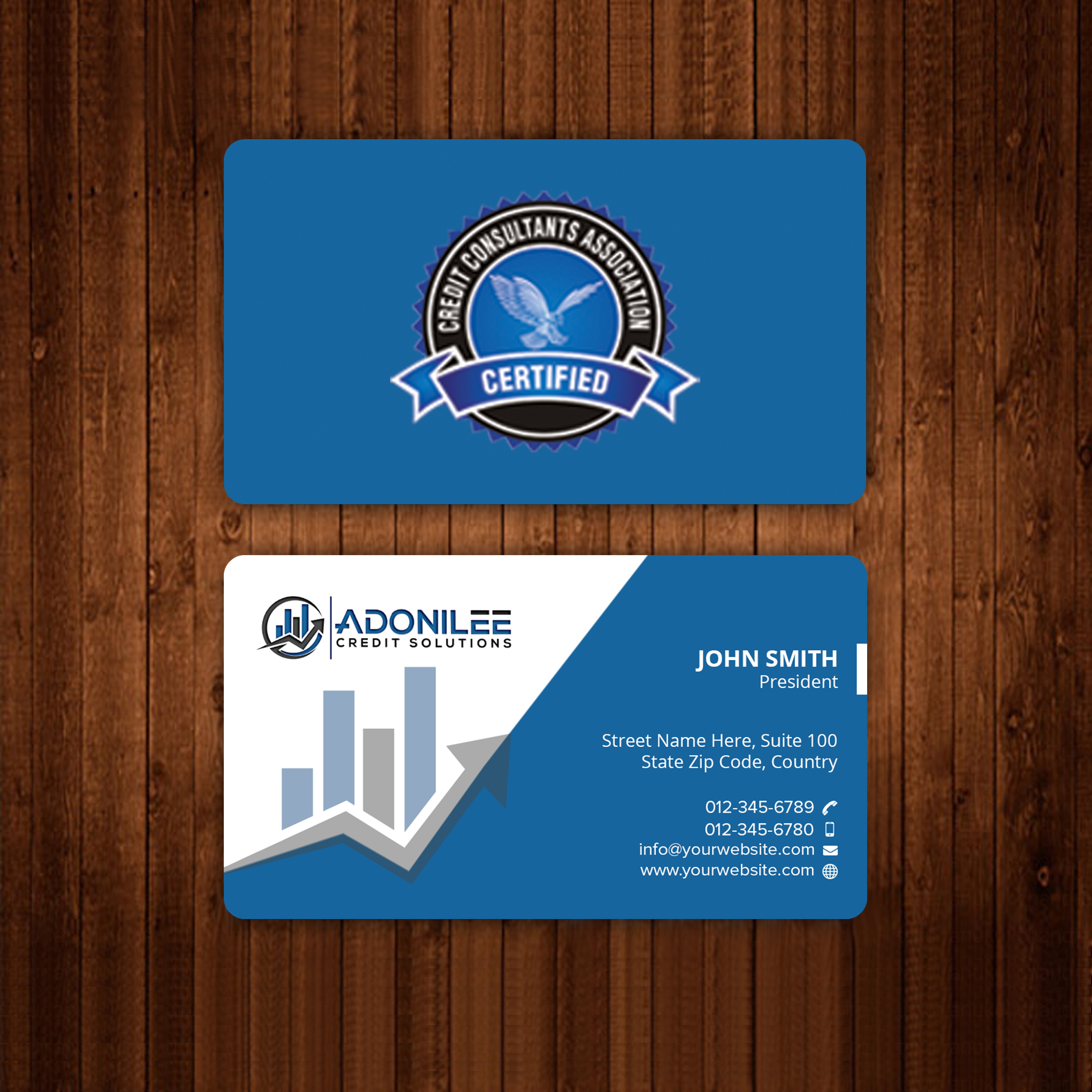 Business Card Design by Design Shovro for Adonilee Credit Solutions, LLC. | Design #24460928
