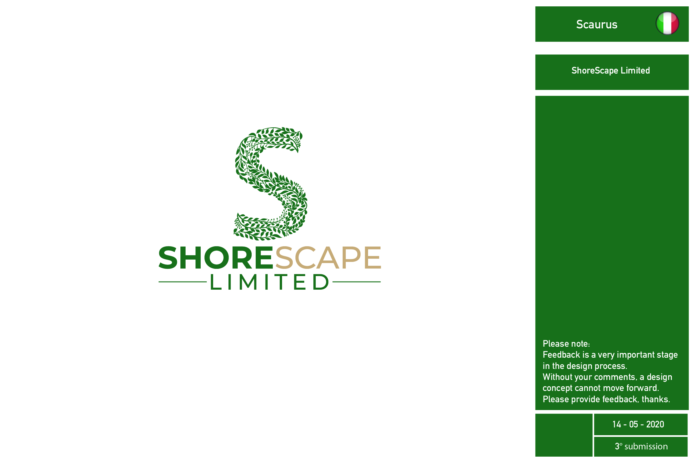 Logo-Design von InkThink by Scaurus für Shorescape Limited | Design #24460380